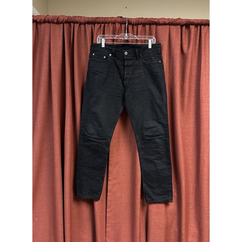 3sixteen NT-220x Black Slim Cotton 33x27 Denim Jeans Men's 33